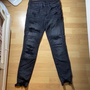 American eagle distressed jegging